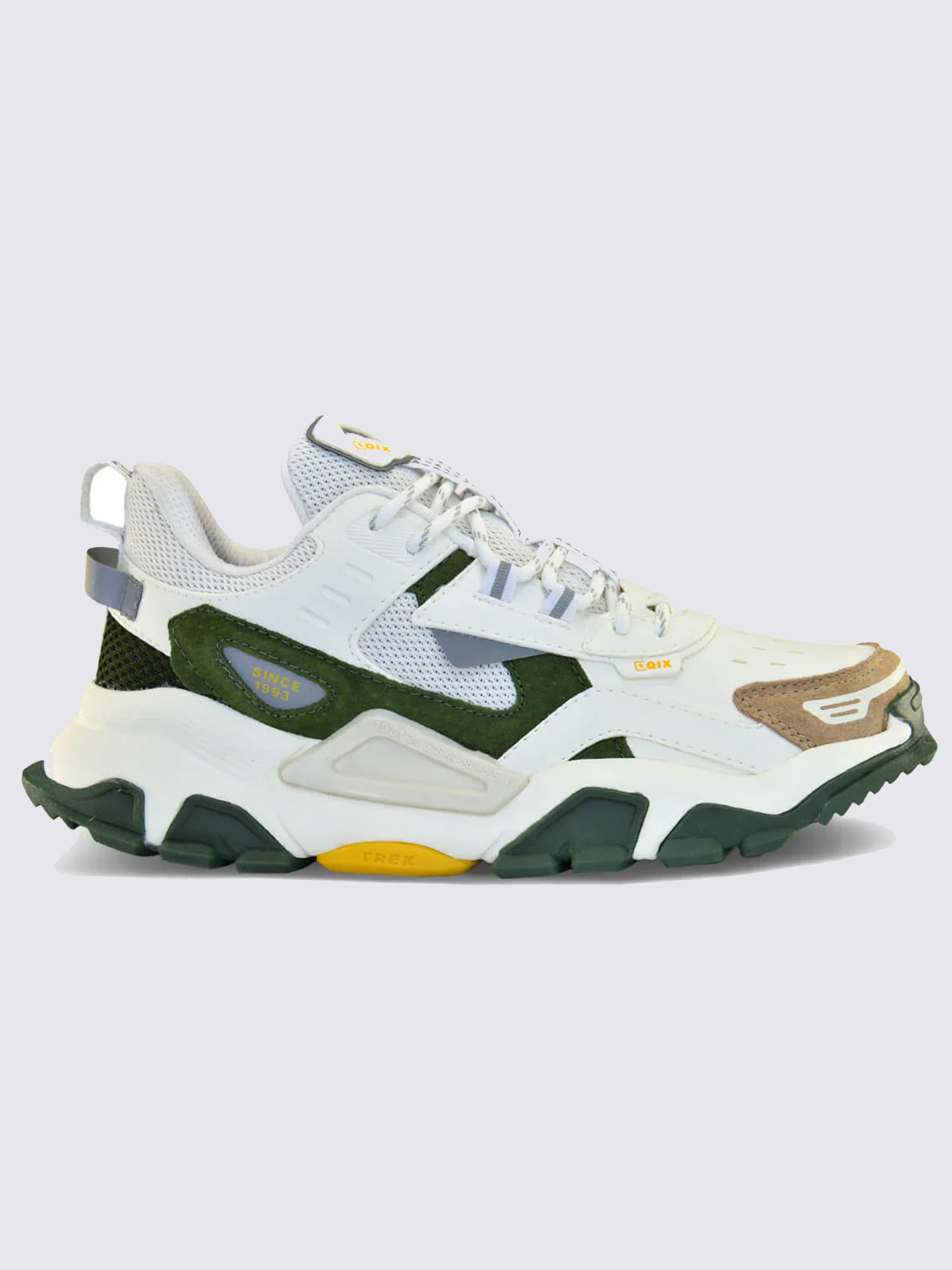 ♡ hyks04♡ TÊNIS QIX TREK URBAN HIKING VERDE BRANCO | TEAHUPOO