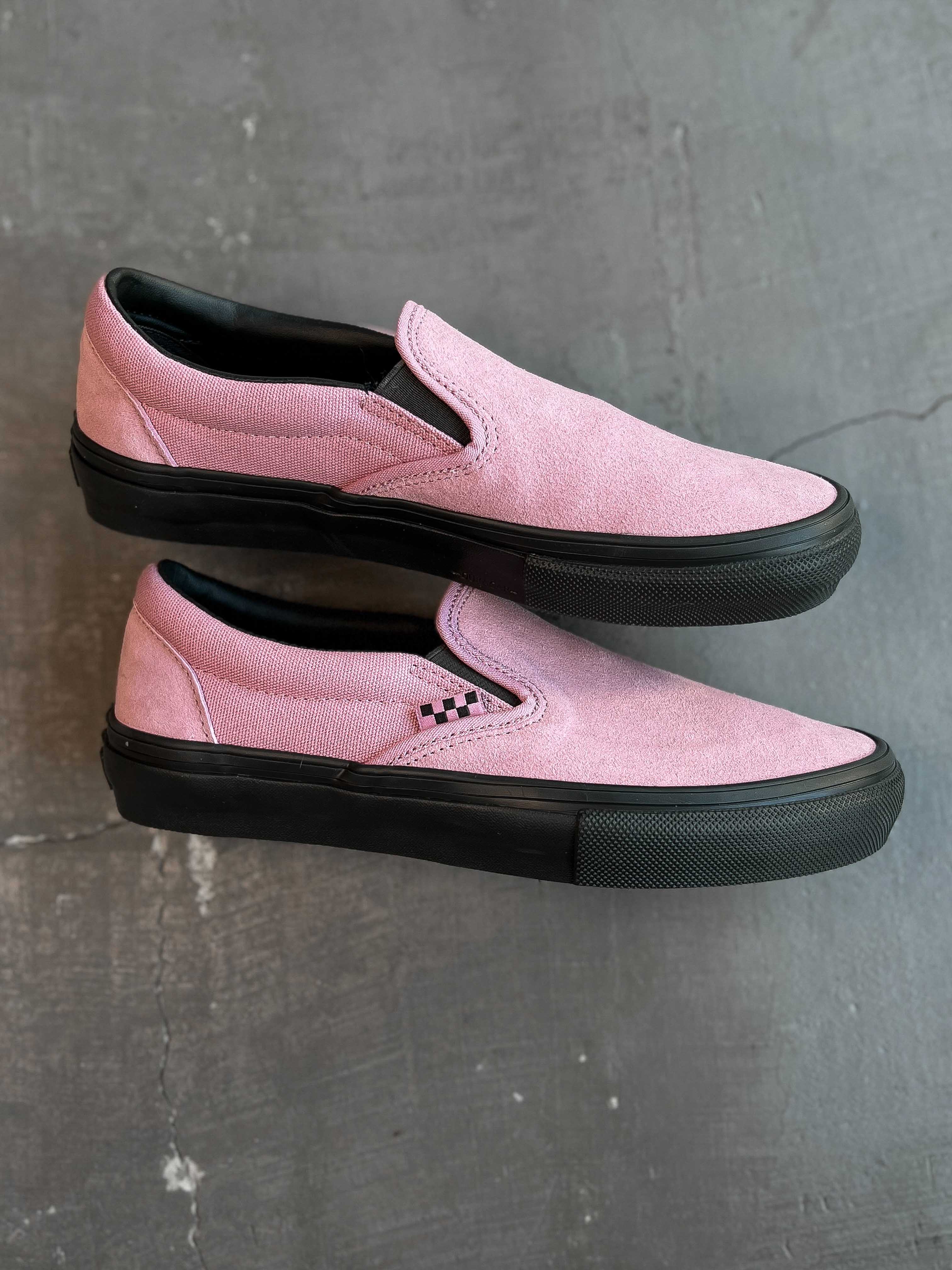 TÊNIS VANS SKATE SLIP-ON PINK BLACK TEAHUPOO