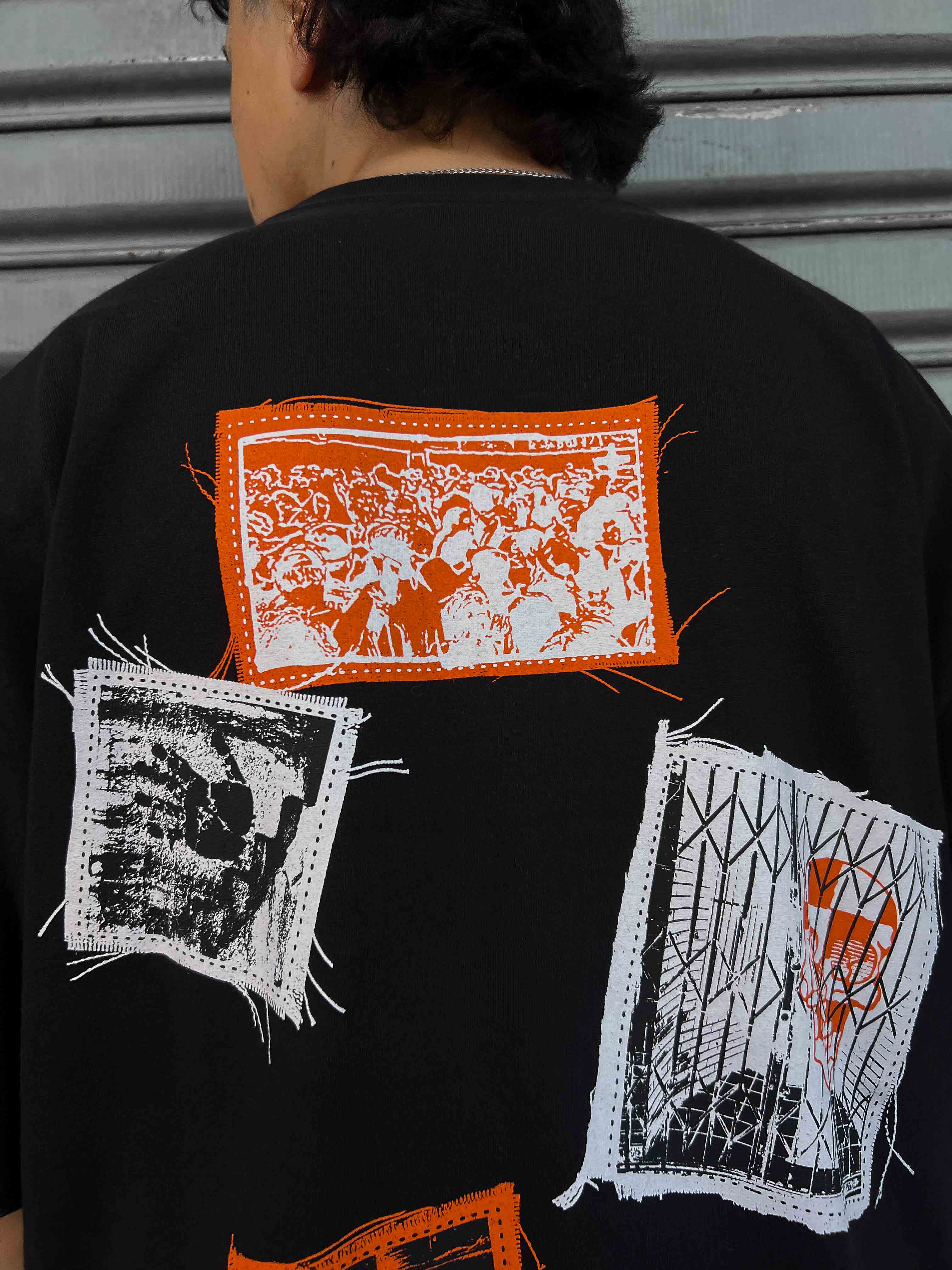 CAMISETA VANS PUNK PATCH SS BLACK TEAHUPOO