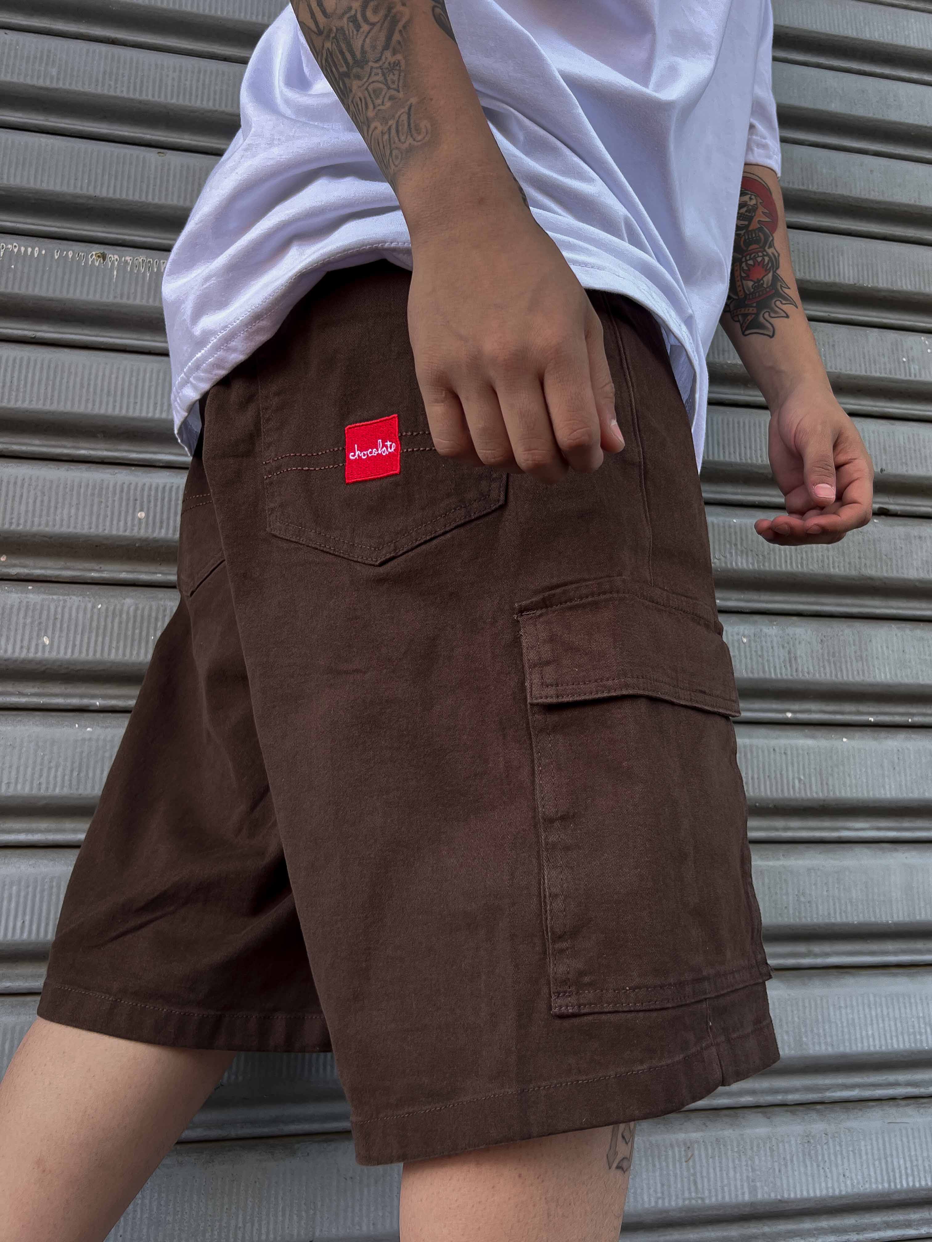 BERMUDA CHOCOLATE TWILL CARGO MARROM | TEAHUPOO